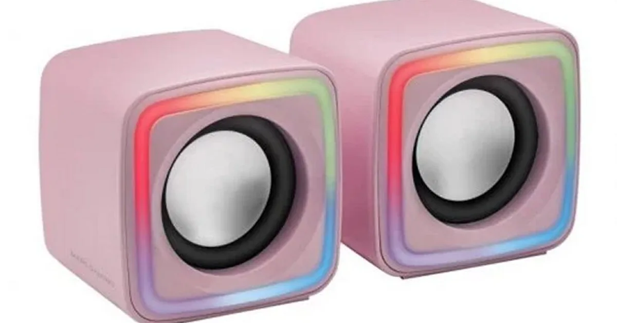 MARS GAMING Altavoces MSCUBE Premium 8W Pink (3)