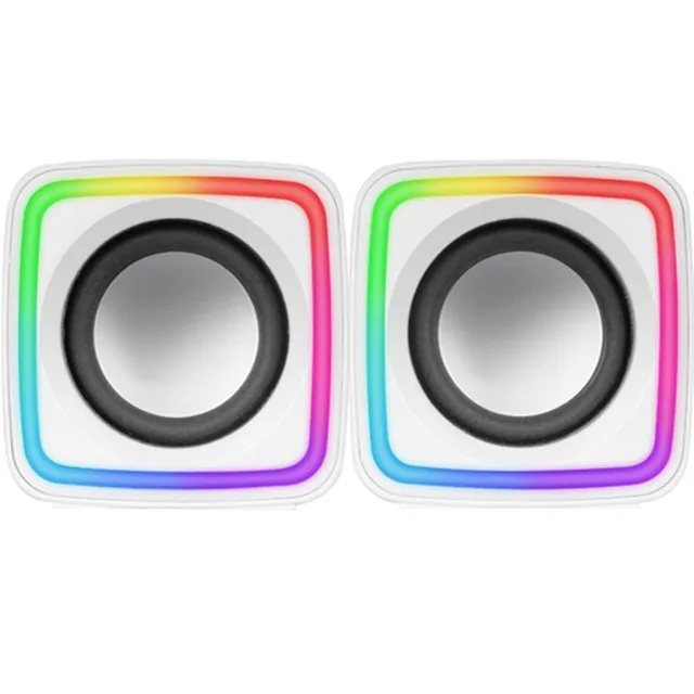 MARS GAMING Altavoces MSCUBE Premium 8W White