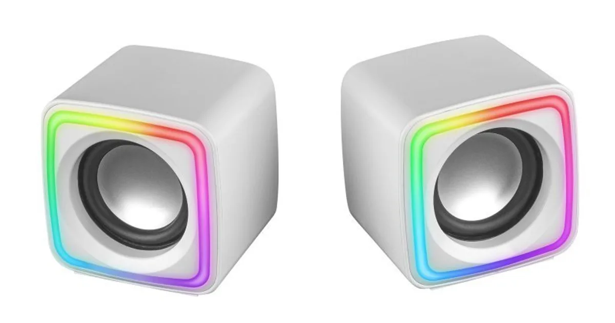 MARS GAMING Altavoces MSCUBE Premium 8W White (2)