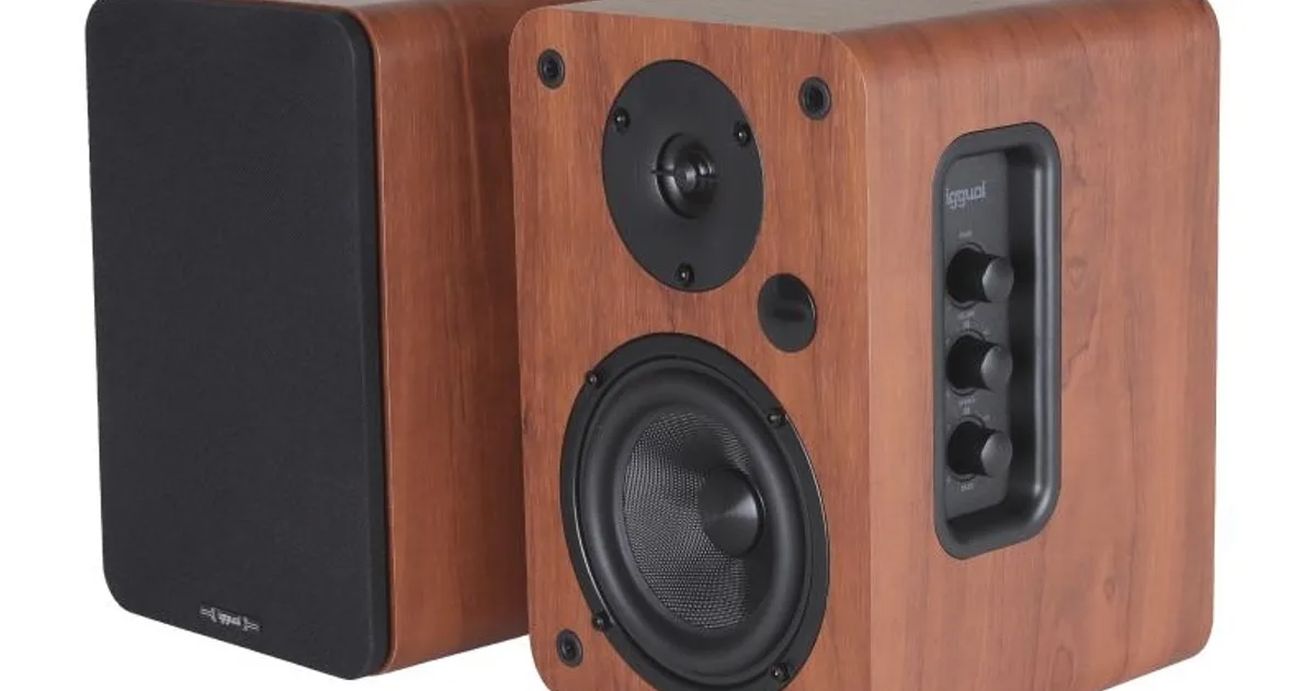 iggual Altavoces 2.0 50W Bluetooth 5.3 Home Studio