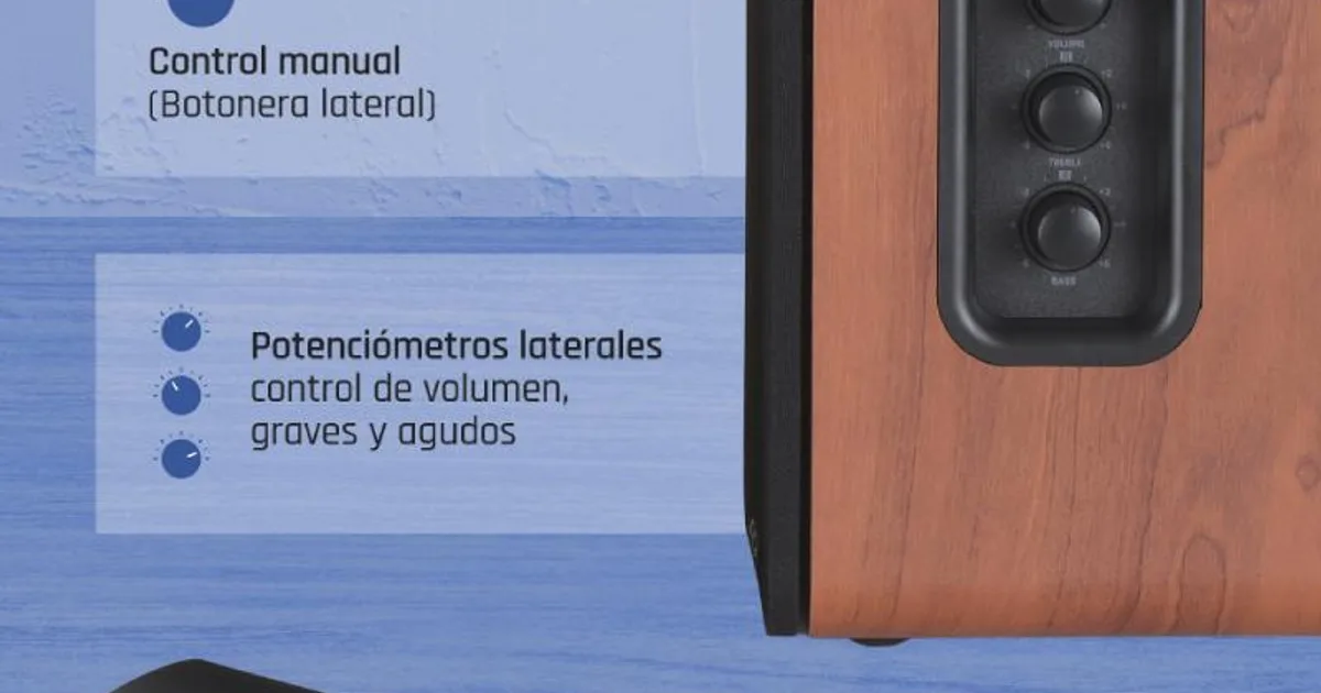 iggual Altavoces 2.0 50W Bluetooth 5.3 Home Studio (2)