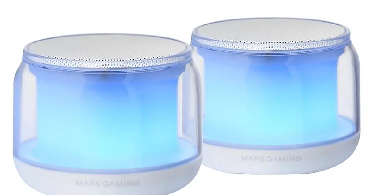Mars Gaming Altavoces BT MS-AURAW 2.0 15W RGB
