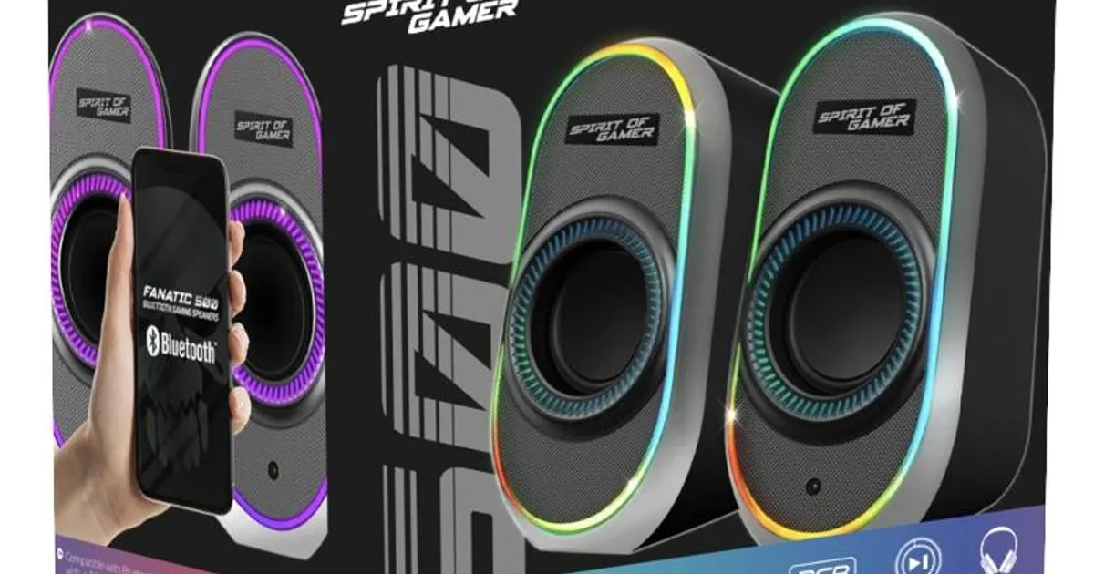 Spirit of Gamer Altavoz 2.0 FANATIC 500 RGB Black (2)