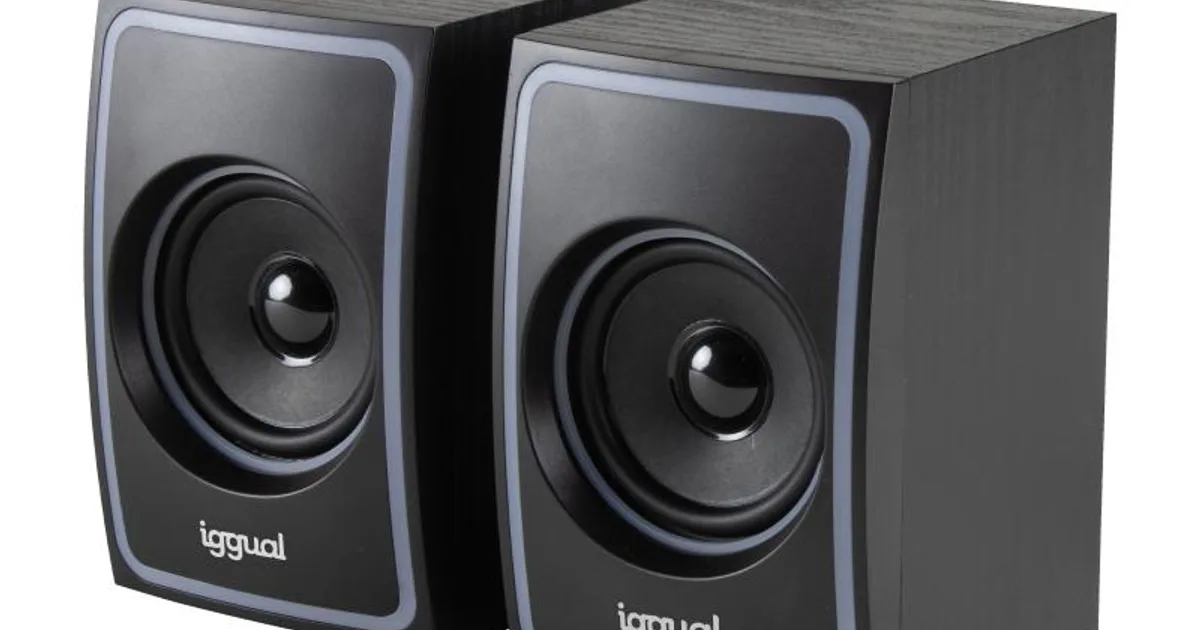 iggual Altavoces 2.0 10W mini-jack + USB Bluetooth (3)