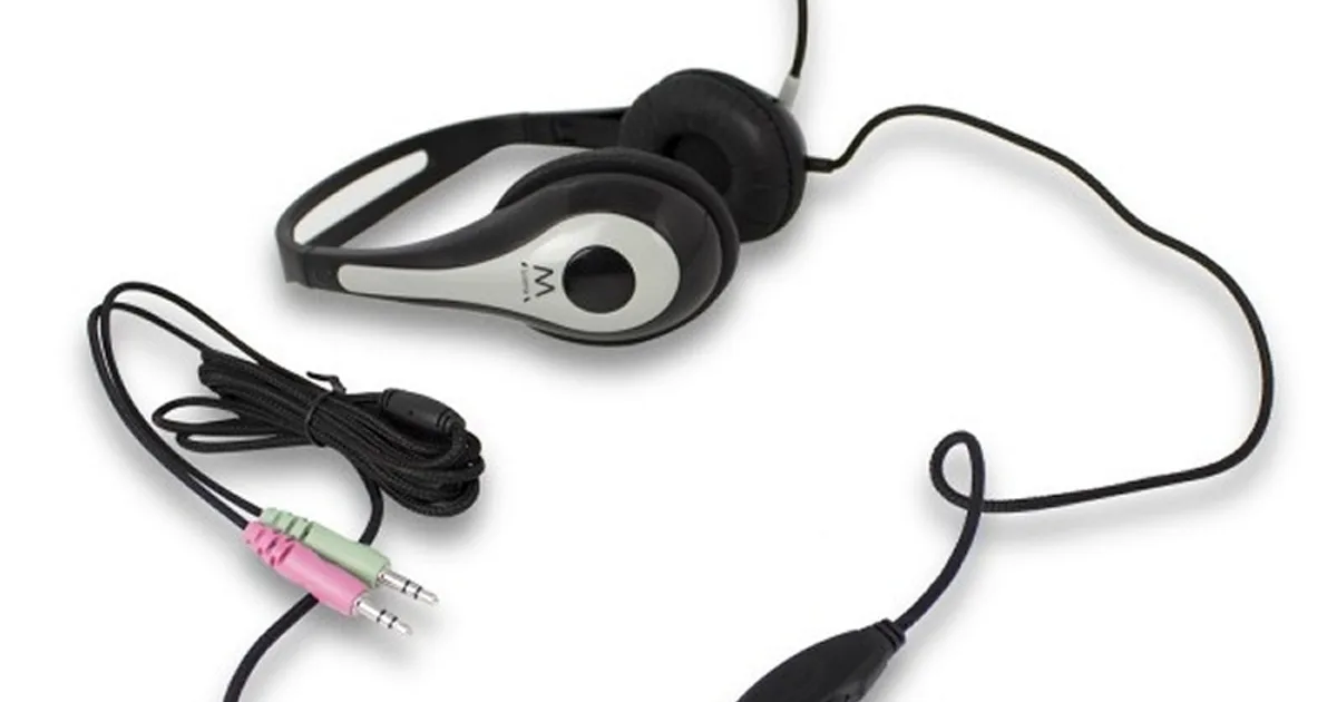 EWENT EW3562 Auriculares + Micrófono Stéreo negro (2)