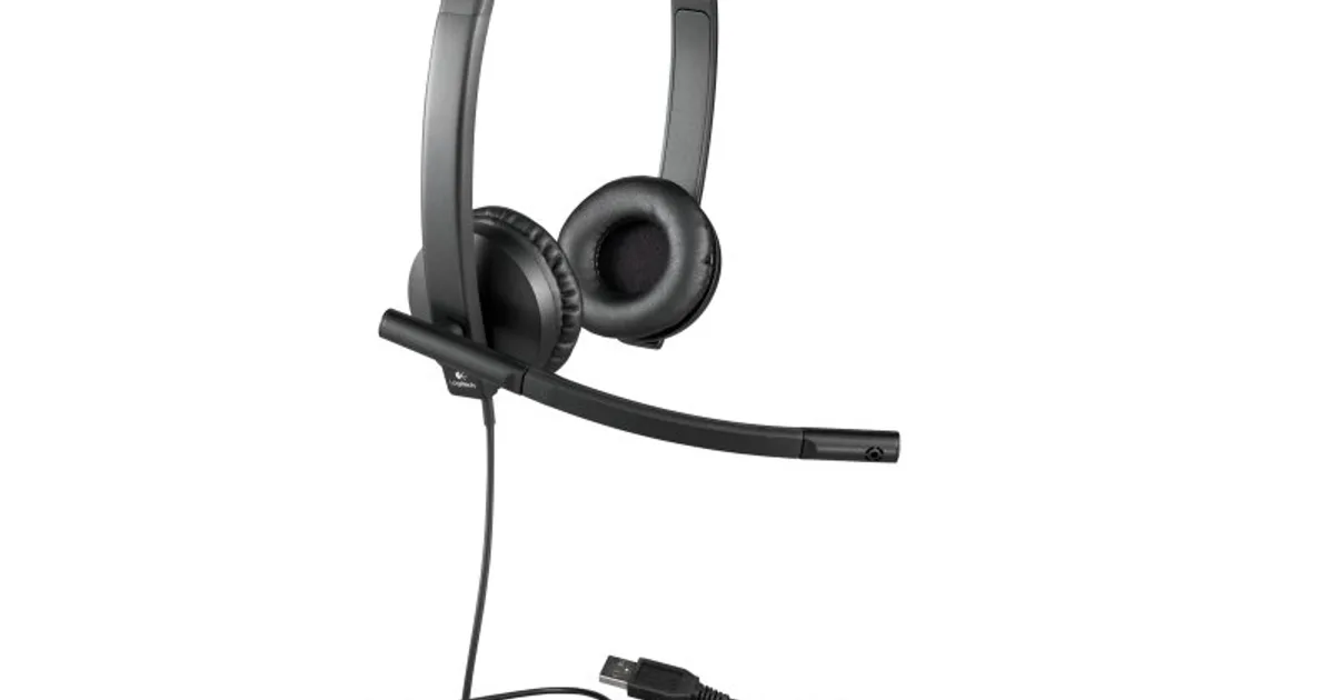 Logitech Auricular STEREO H570e USB (3)