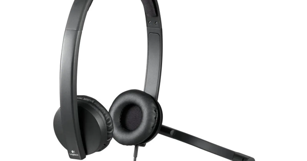 Logitech Auricular STEREO H570e USB (4)