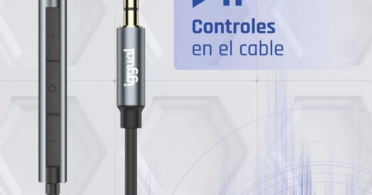 iggual Auriculares con micro intrauditivos Jack3,5 (4)