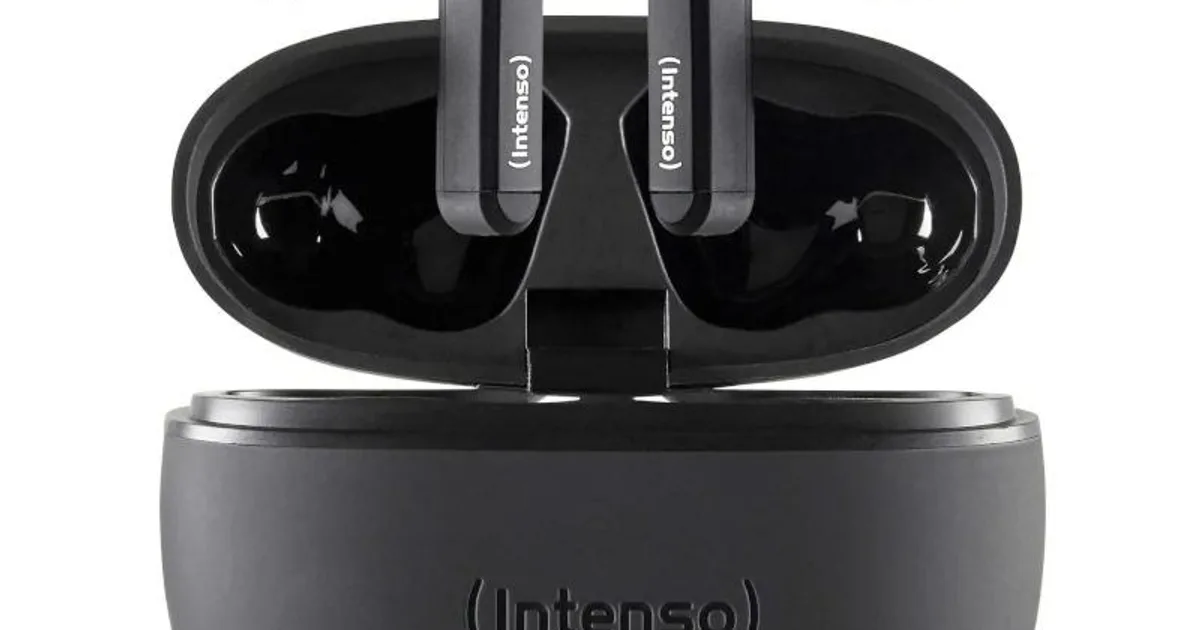 Intenso Buds T300A Auriculares TWS con ANC Black