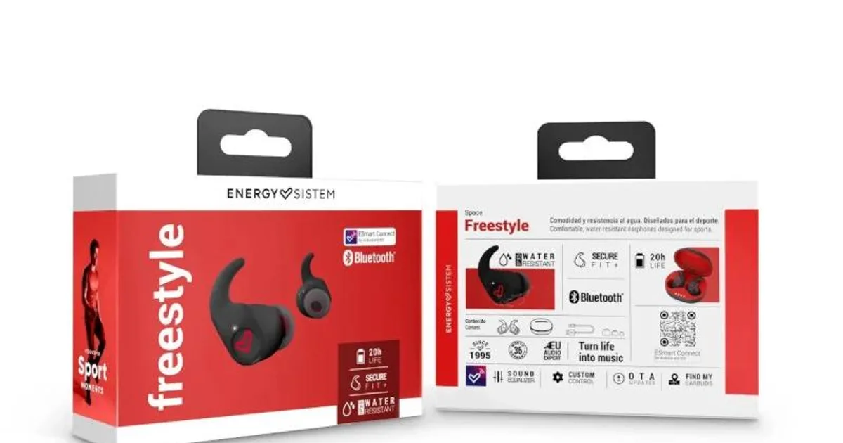 Energy Sistem  Auriculares  Freestyle Space Negro (4)