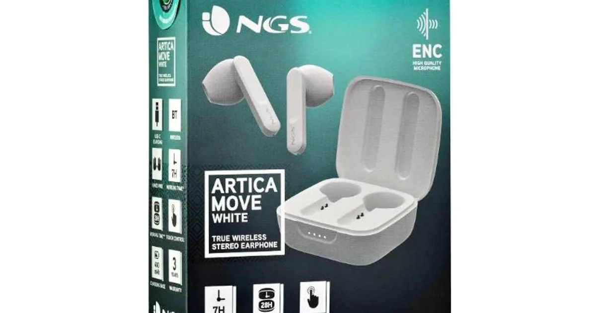 NGS Auriculares Artica Move BT y TW Stereo White (4)