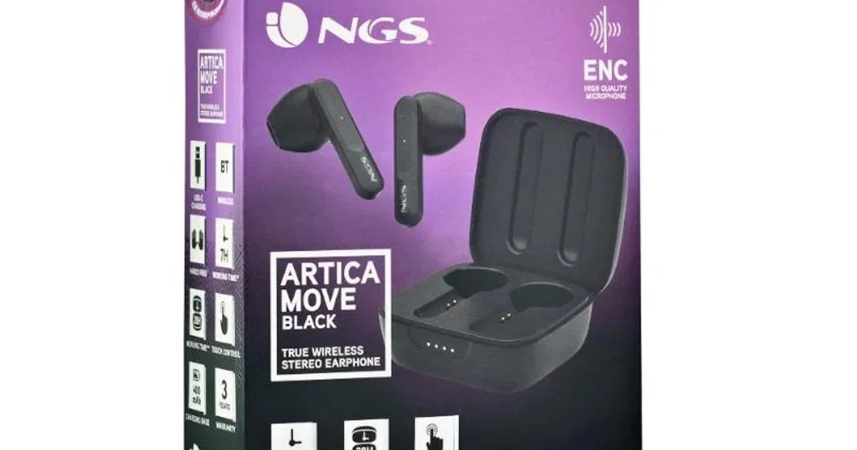 NGS Auriculares Artica Move BT y TW Stereo Black (2)