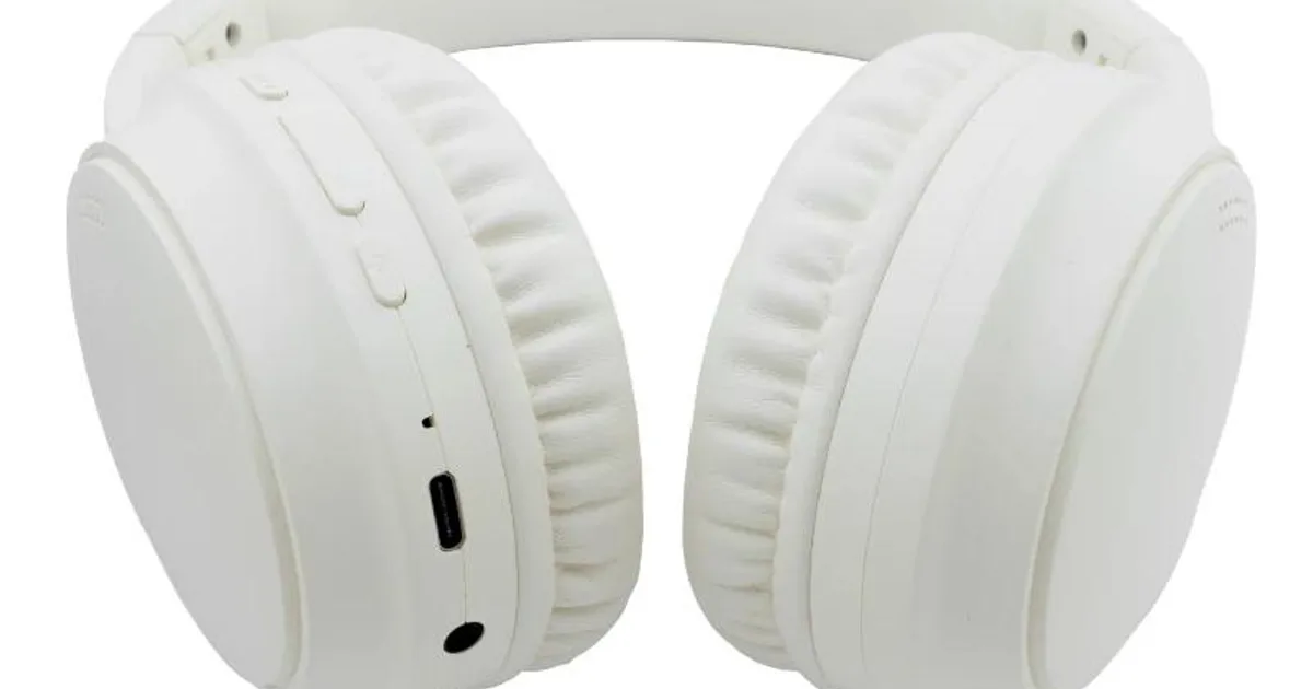 Coolbox Auriculares Diadema Air40 BT Beige (3)