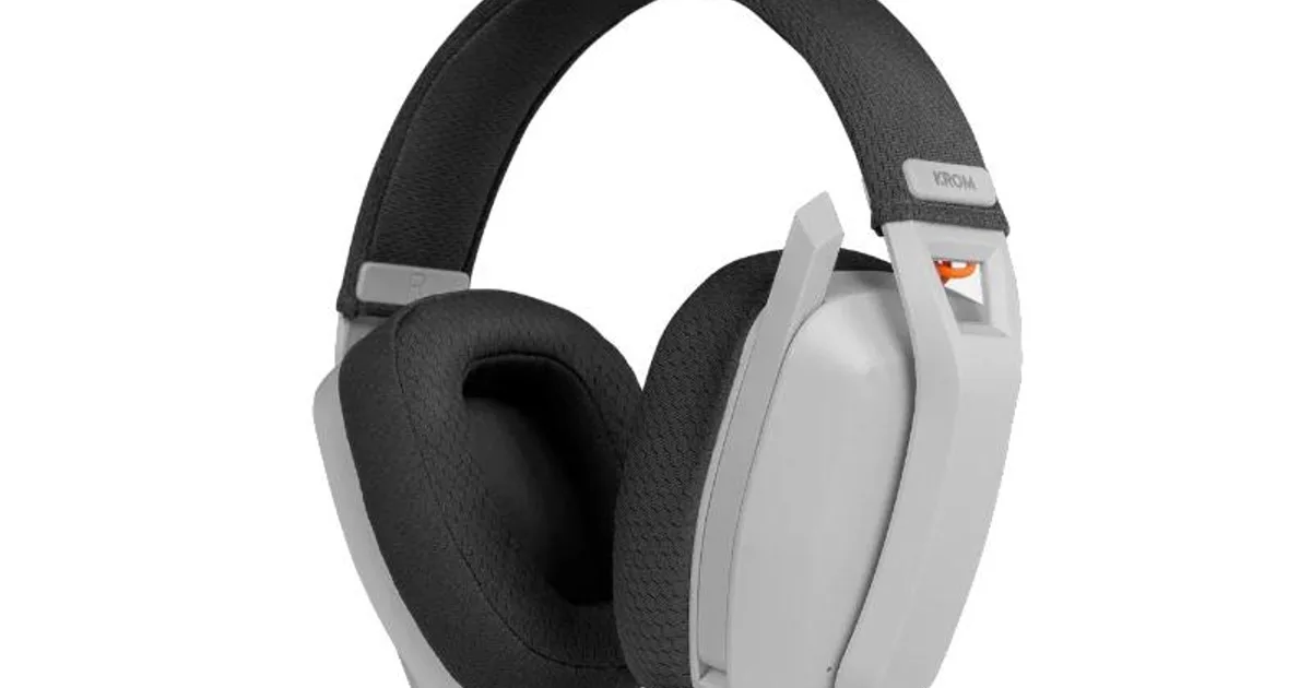 Krom Auriculares Gaming KANJI inalambrico blanco (2)