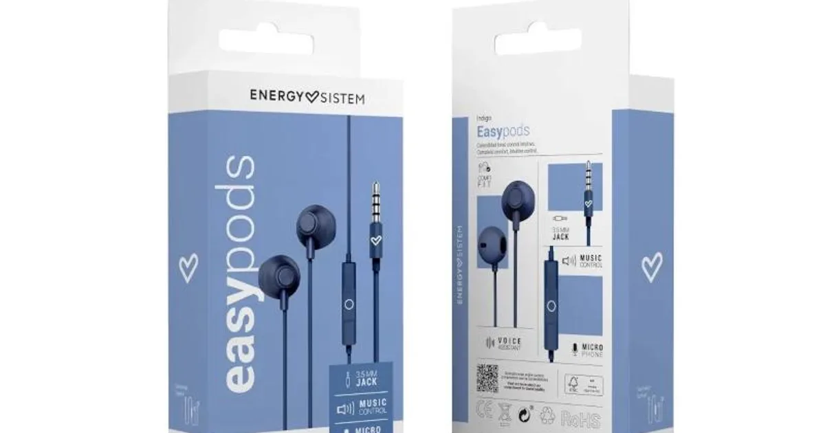 Energy Sistem Auriculares EasyPods Indigo (4)