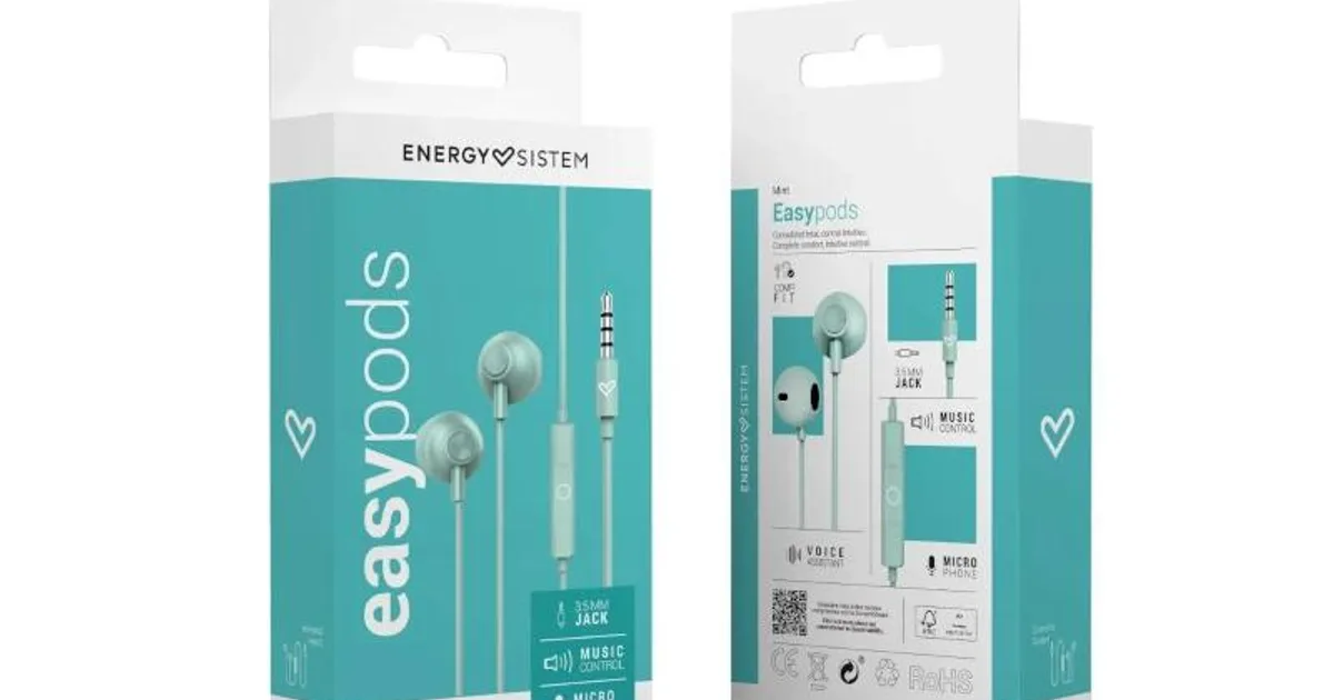 Energy Sistem Auriculares  EasyPods Mint (4)
