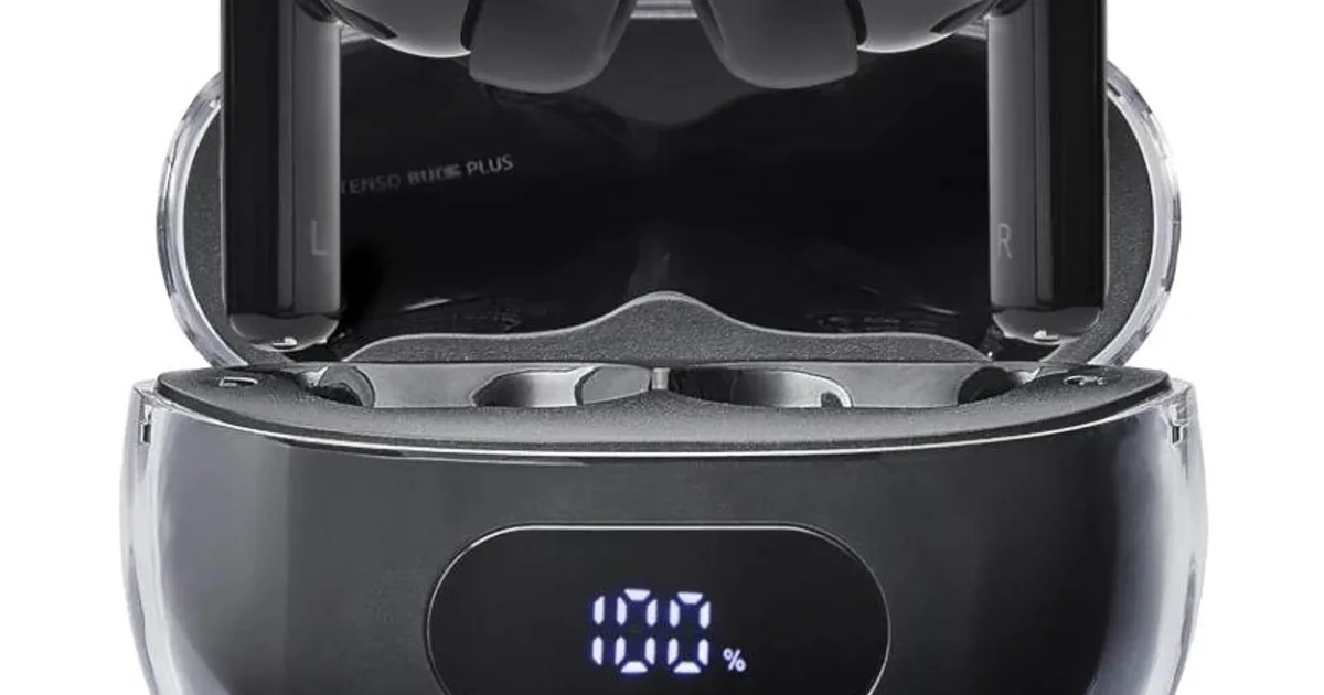 Intenso | Buds Plus Auriculares TWS ANC+ENC| Negro