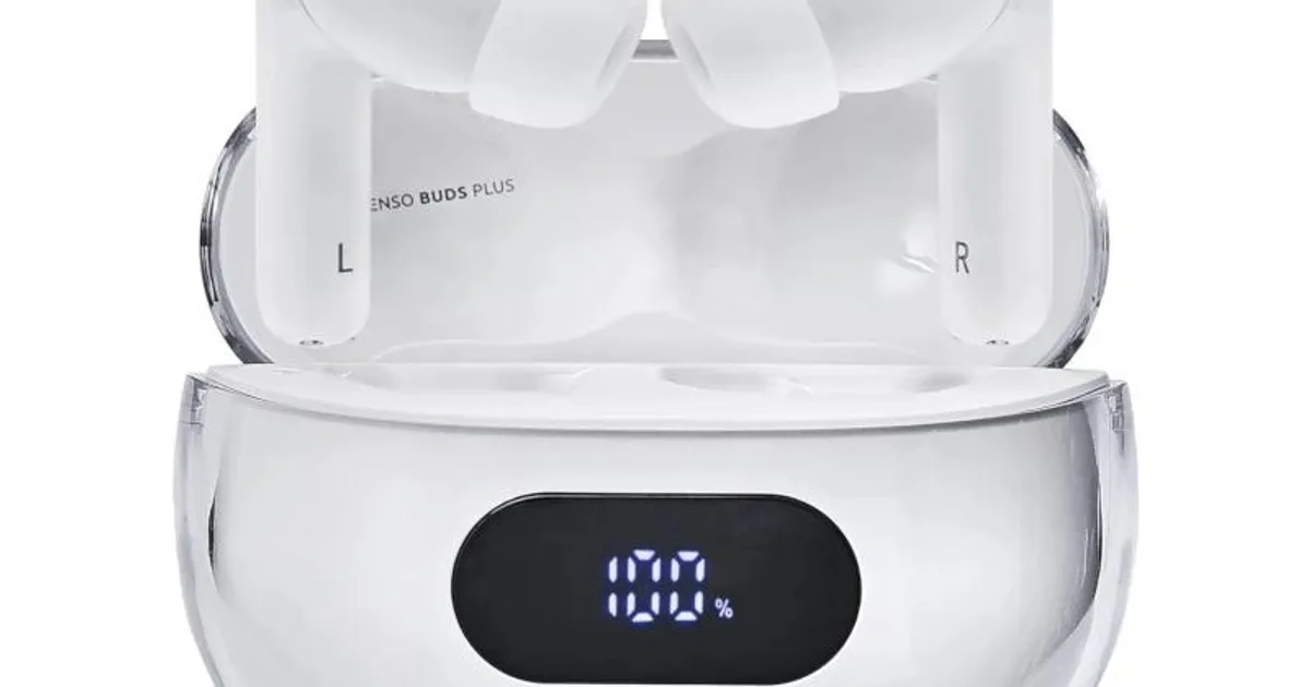 Intenso | Buds Plus Auriculares TWS ANC+ENC| Blanc