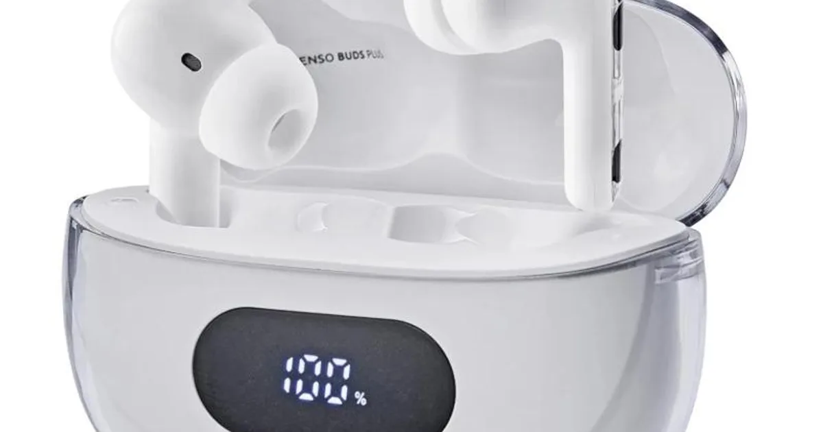 Intenso | Buds Plus Auriculares TWS ANC+ENC| Blanc (2)