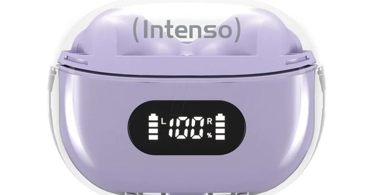 Intenso | Buds Plus Auriculares TWS ANC+ENC | lila (2)