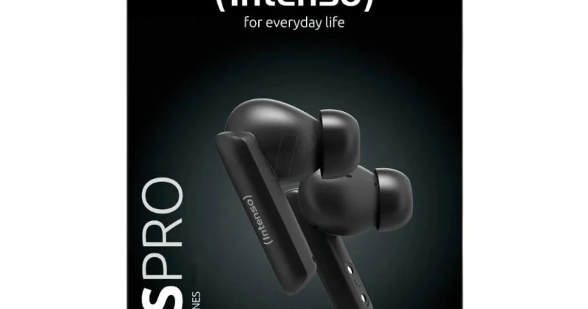 Intenso | Buds Pro Auriculares TWS H-ANC+ENC Negro (4)