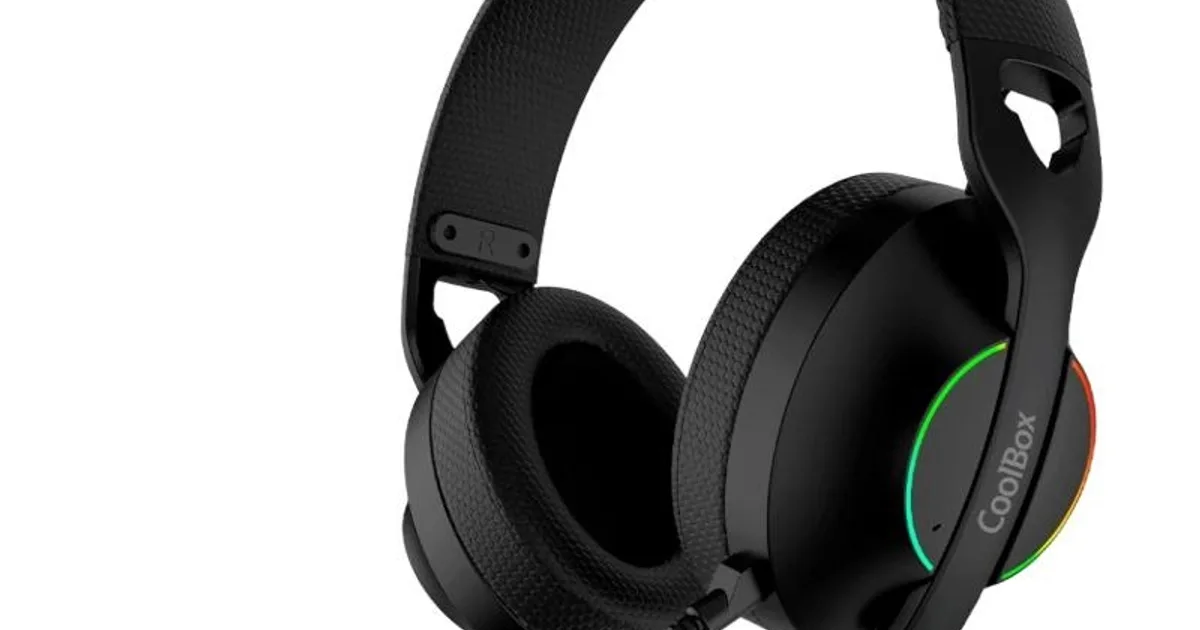 Coolbox Gaming Auriculares Diadema Mic WB01 RF+BT