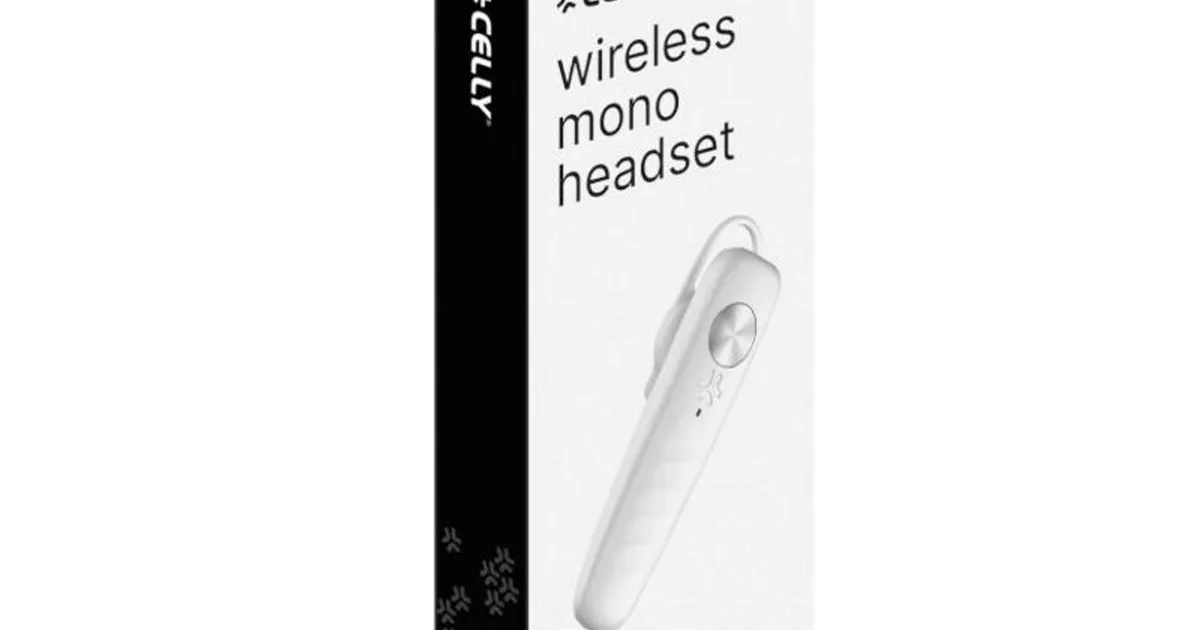 Celly Auricular mono Bluetooth Blanco (4)