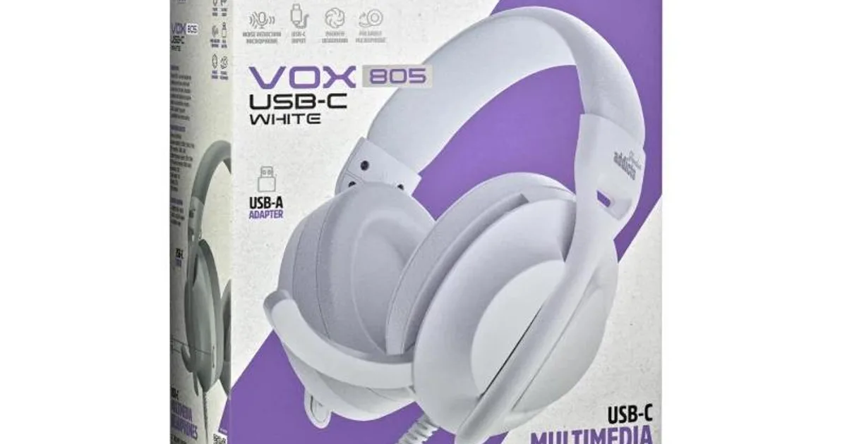 NGS Auriculares cable USB-C Control Vol. Blanco (4)