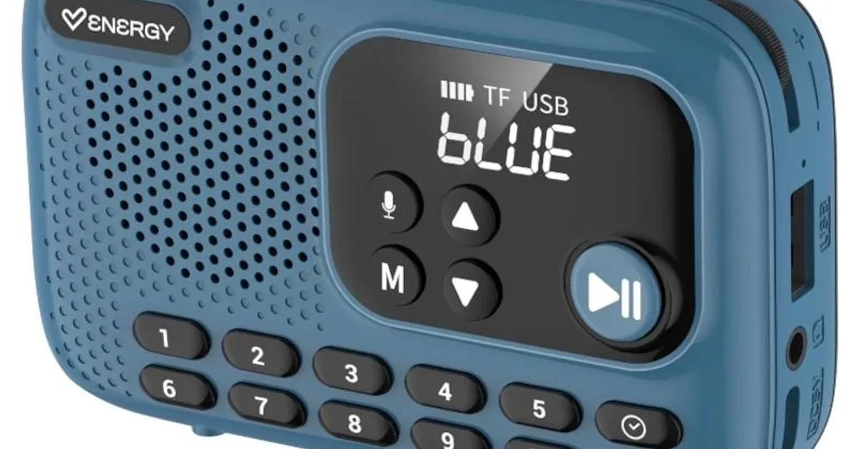 Energy Sistem TunerGo Radio AM/FM Batería recarga.