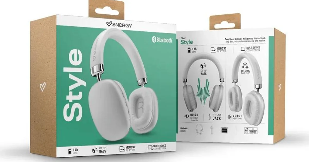 Energy Sistem Auriculares Style Silver BT (4)