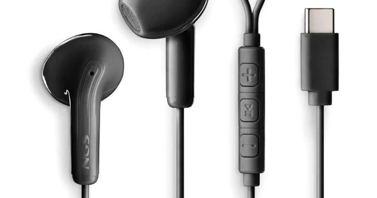 NGS Auricular Intraural Negro Micro USB-C (2)