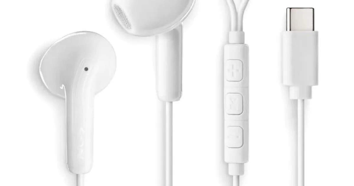 NGS Auricular Intraural Blanco Micro USB-C (2)