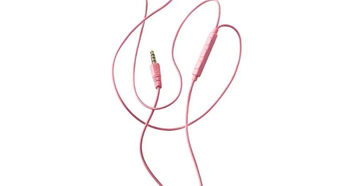 NGS Auricular Rosa Estéreo Cable JACK 3.5 Mm