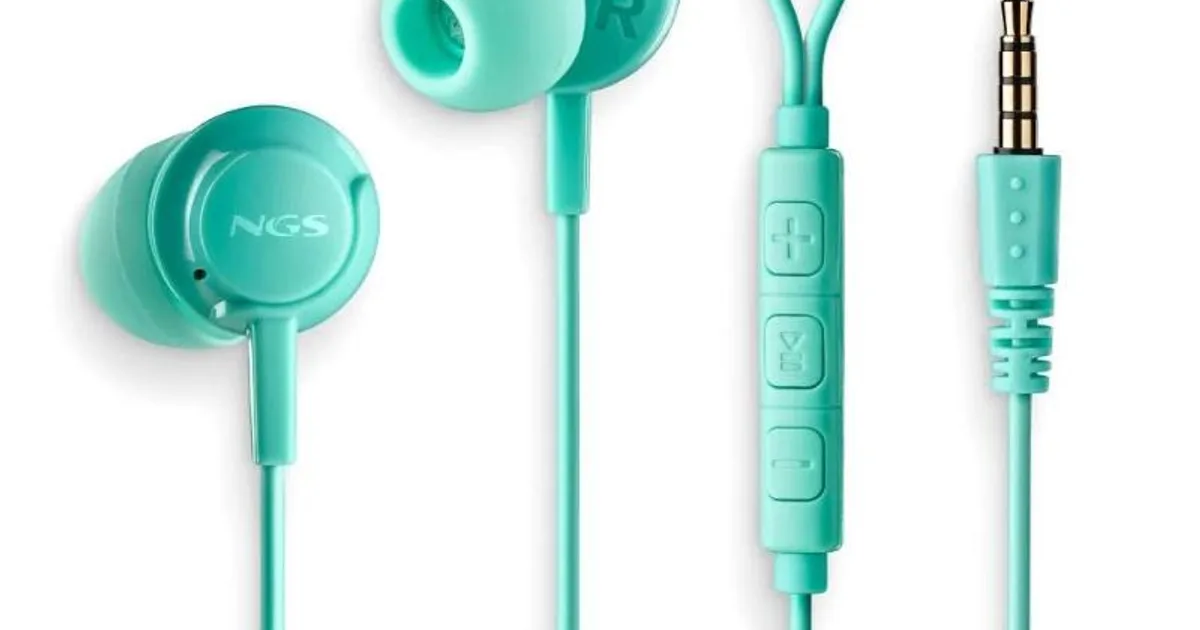 NGS Aricular Verde Estéreo Cable JACK 3.5 Mm (2)