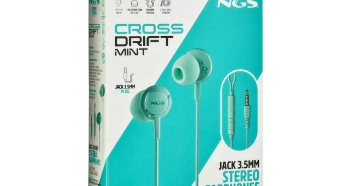 NGS Aricular Verde Estéreo Cable JACK 3.5 Mm (4)