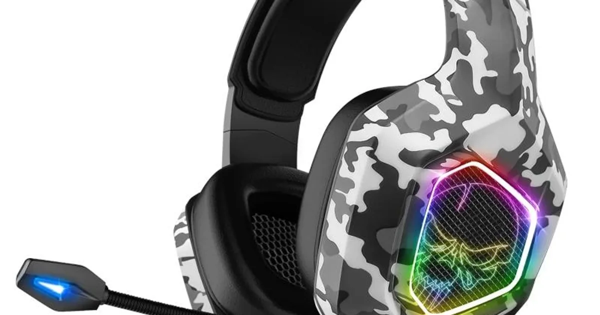 Spirit of Gamer Auricular Elite-H50 RGB Artic