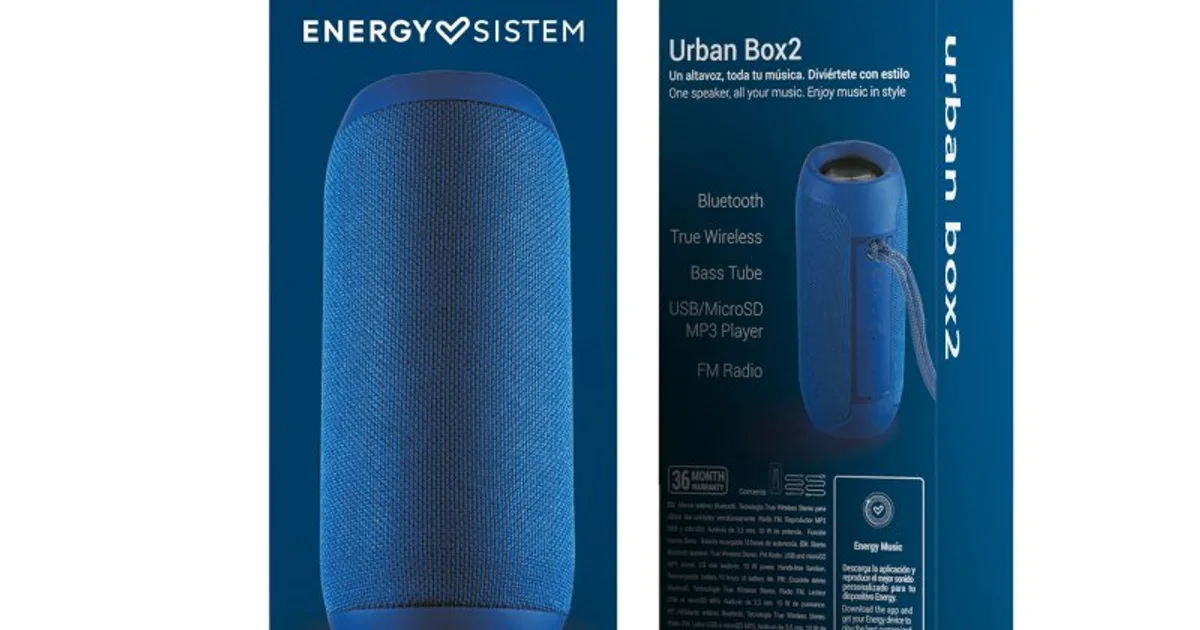 Energy Sistem Altavoces urban box 2 ocean (2)