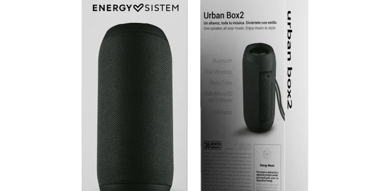 Energy Sistem Altavoces urban box 2 onyx (2)