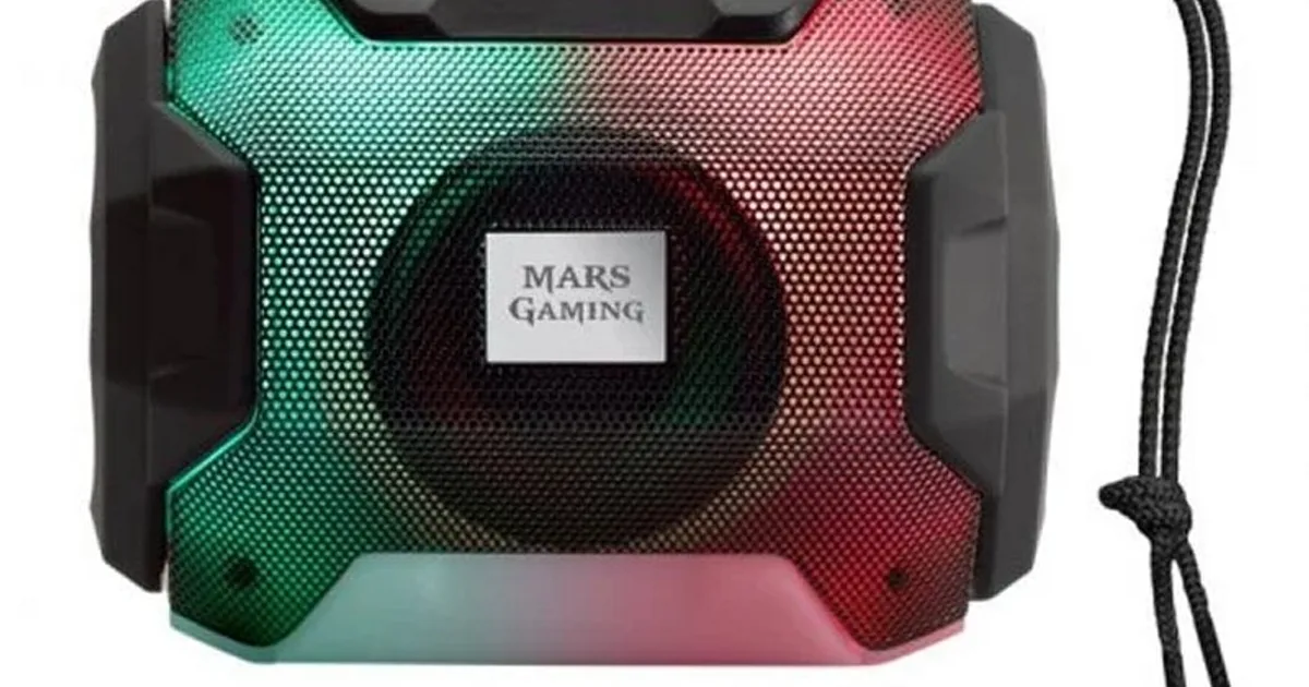 Mars Gaming Altavoz BLUETOOTH RGB MSBAX 10W BLACK
