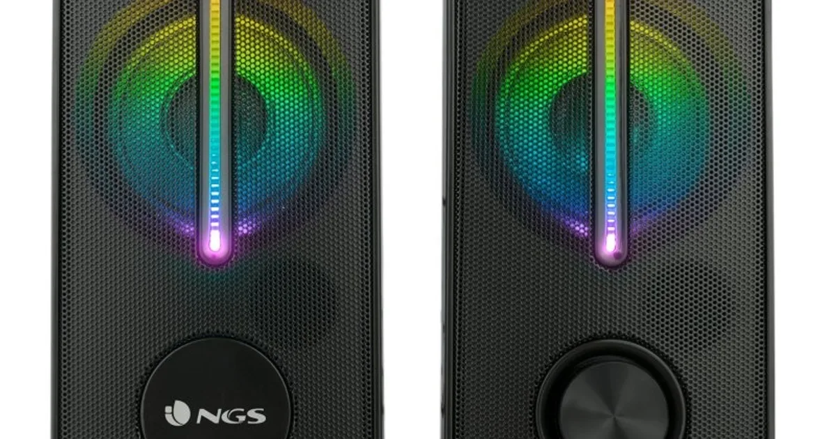 NGS Altavoces GAMING RGB 12W USB GSX-150