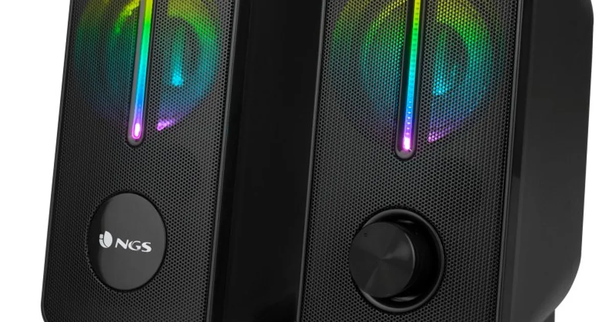 NGS Altavoces GAMING RGB 12W USB GSX-150 (3)