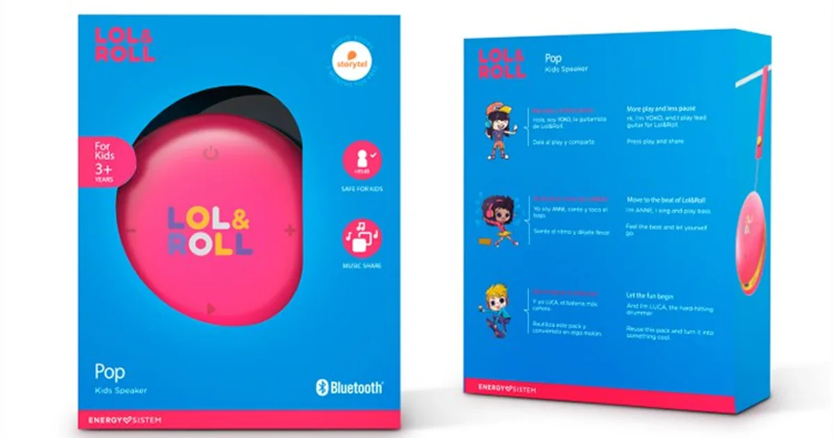 Energy Sistem Altavoz Lol&Roll Pop Kids Pink (4)