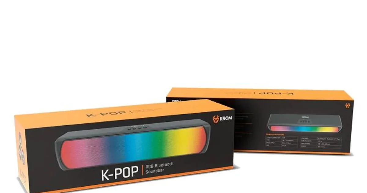 KROM Barra de Sonido K-POP Bluetooth RGB (4)