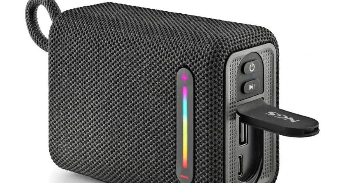 NGS Altavoz Rollerfuria1 BT RGB IPX6 Negro 15W (2)