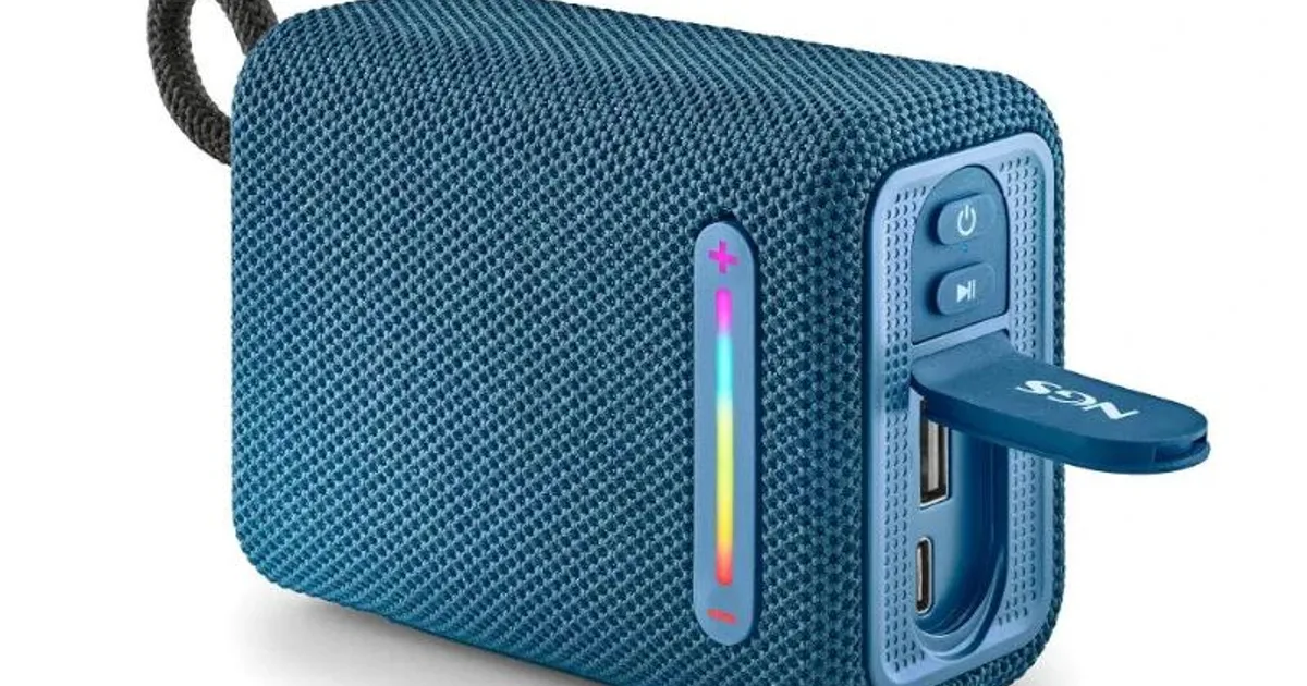 NGS Altavoz Rollerfuria1 BT RGB IPX6 Azul 15W (2)