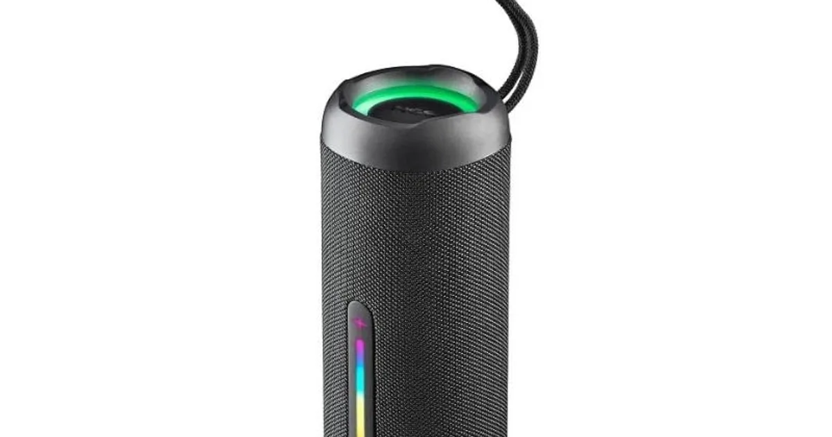 NGS Altavoz RollerFuria2 BT Rgb IP67 Negro 30W