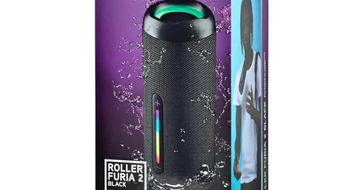 NGS Altavoz RollerFuria2 BT Rgb IP67 Negro 30W (2)