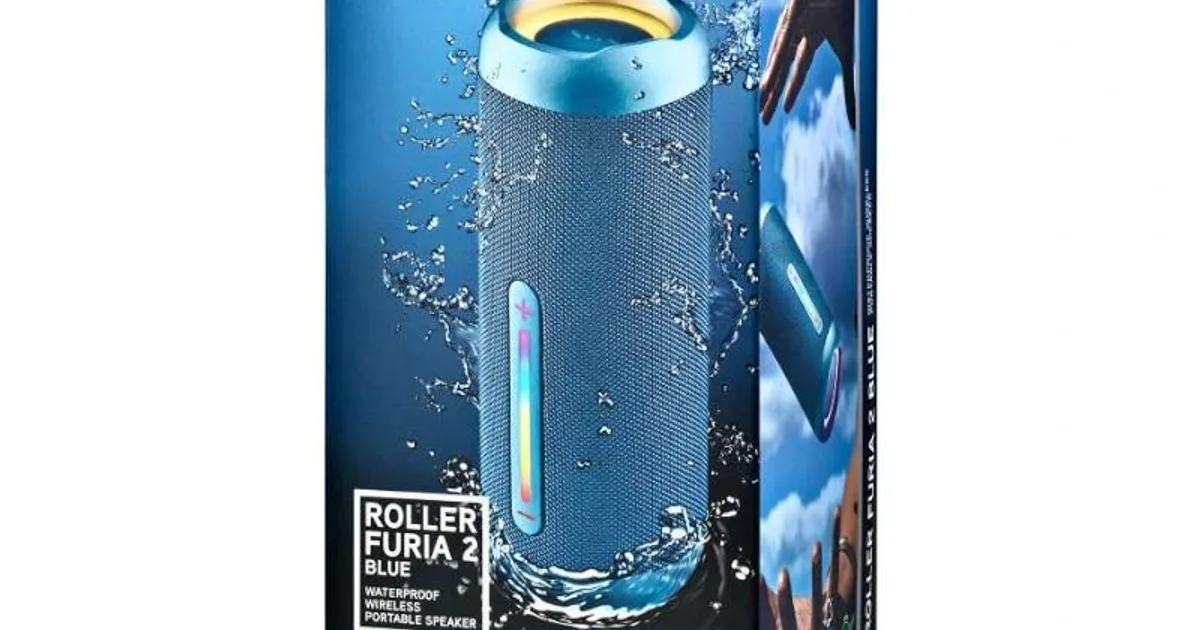 NGS Altavoz RollerFuria2 BT Rgb IP67 Azul 30W (2)