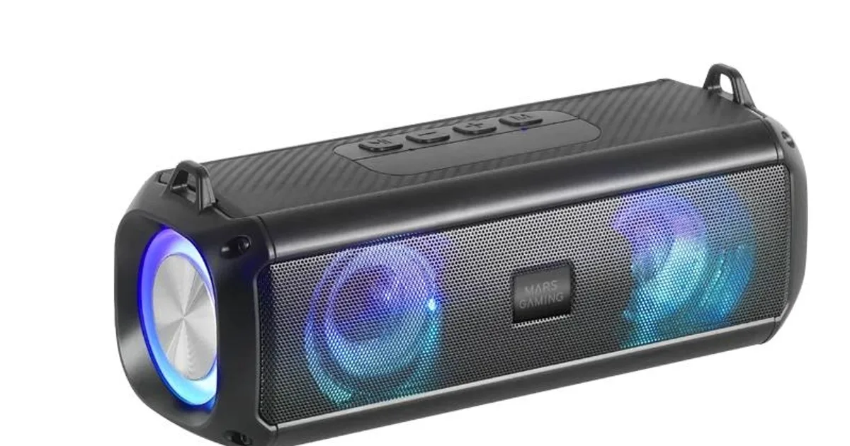 Mars Gaming Altavoz+Barra MSB-XTW 20W BT RGB NEGRO