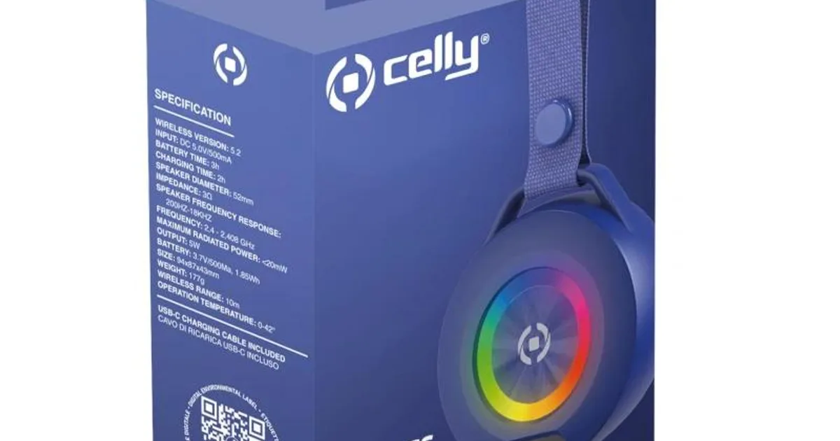 Celly Altavoz Summer Azul (2)